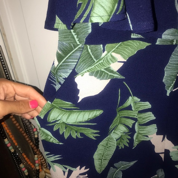 NWT- Tropical Print Romper - Picture 3 of 3